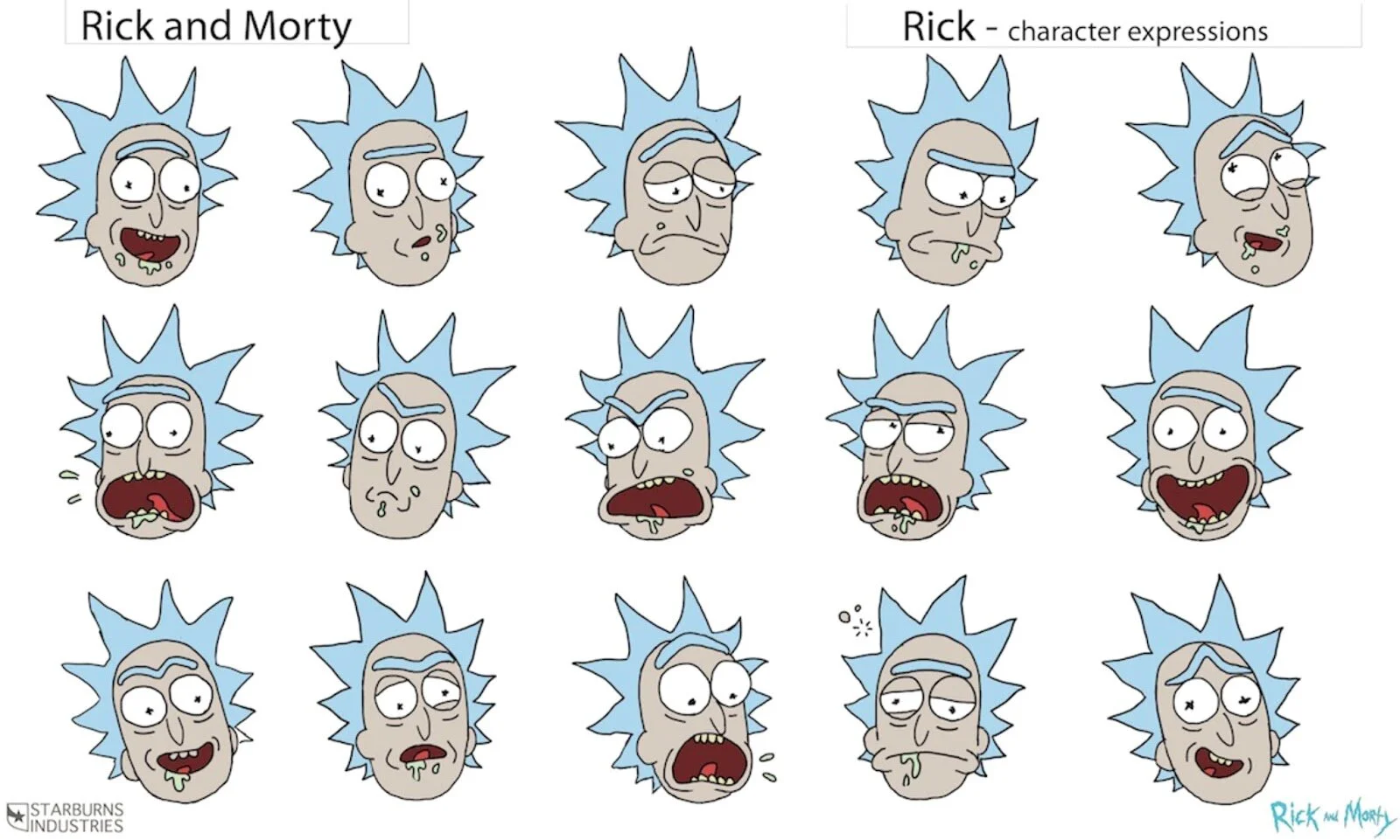 Rick and online morty art